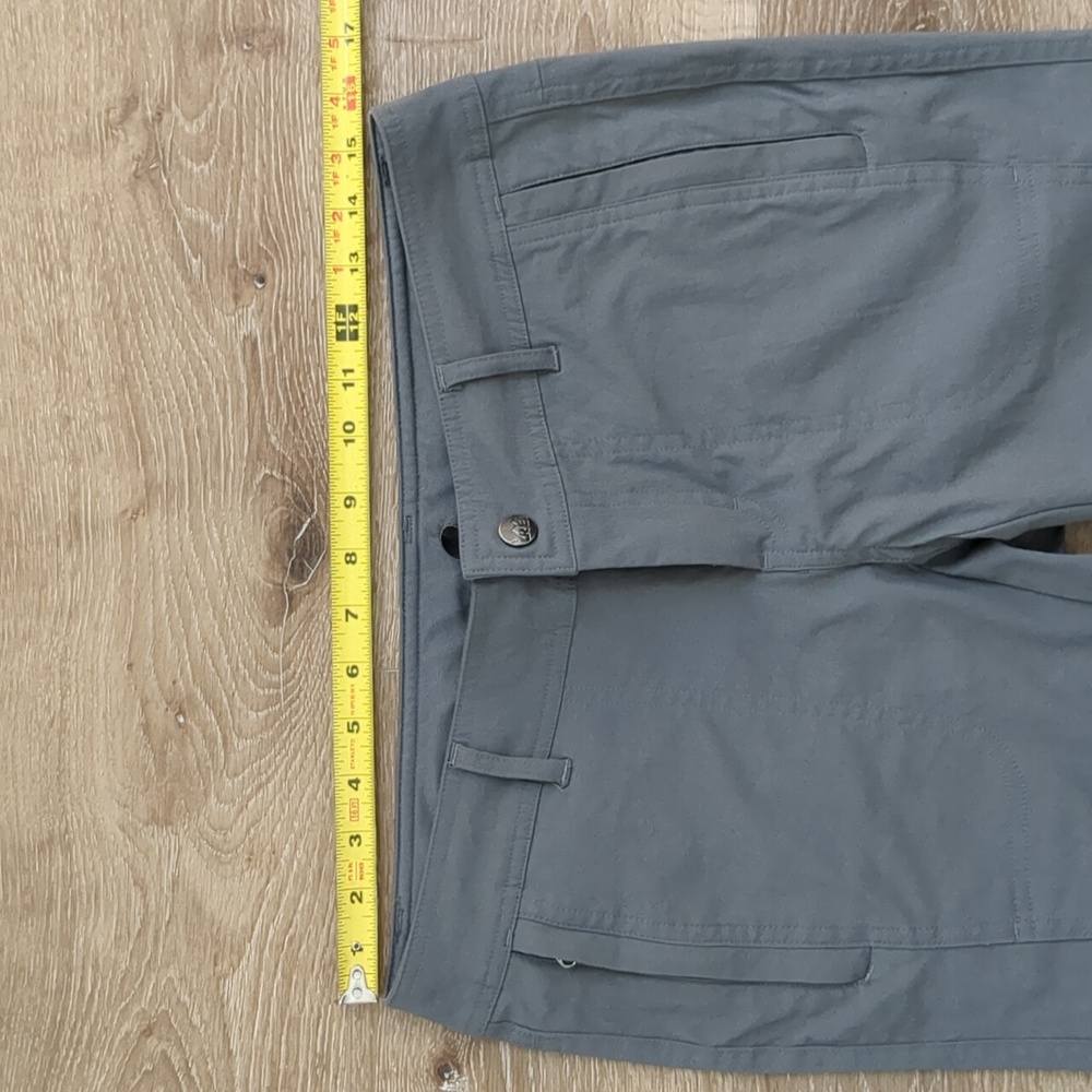 REI Women's Gray Pants Convertible Hiking Pants Water Resistant Finish 8 Petite - Picture 7 of 11